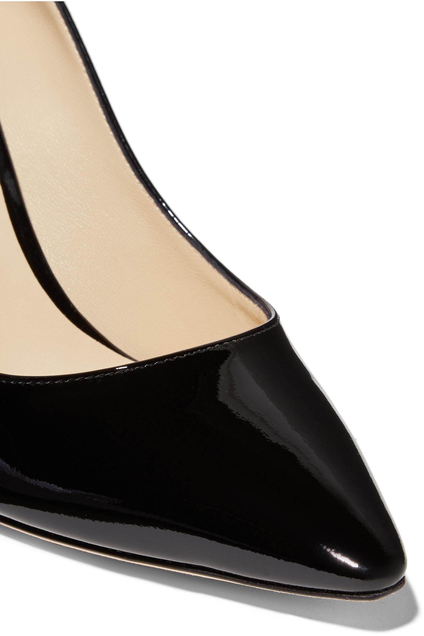 Romy 85 patent-leather pumps - 4