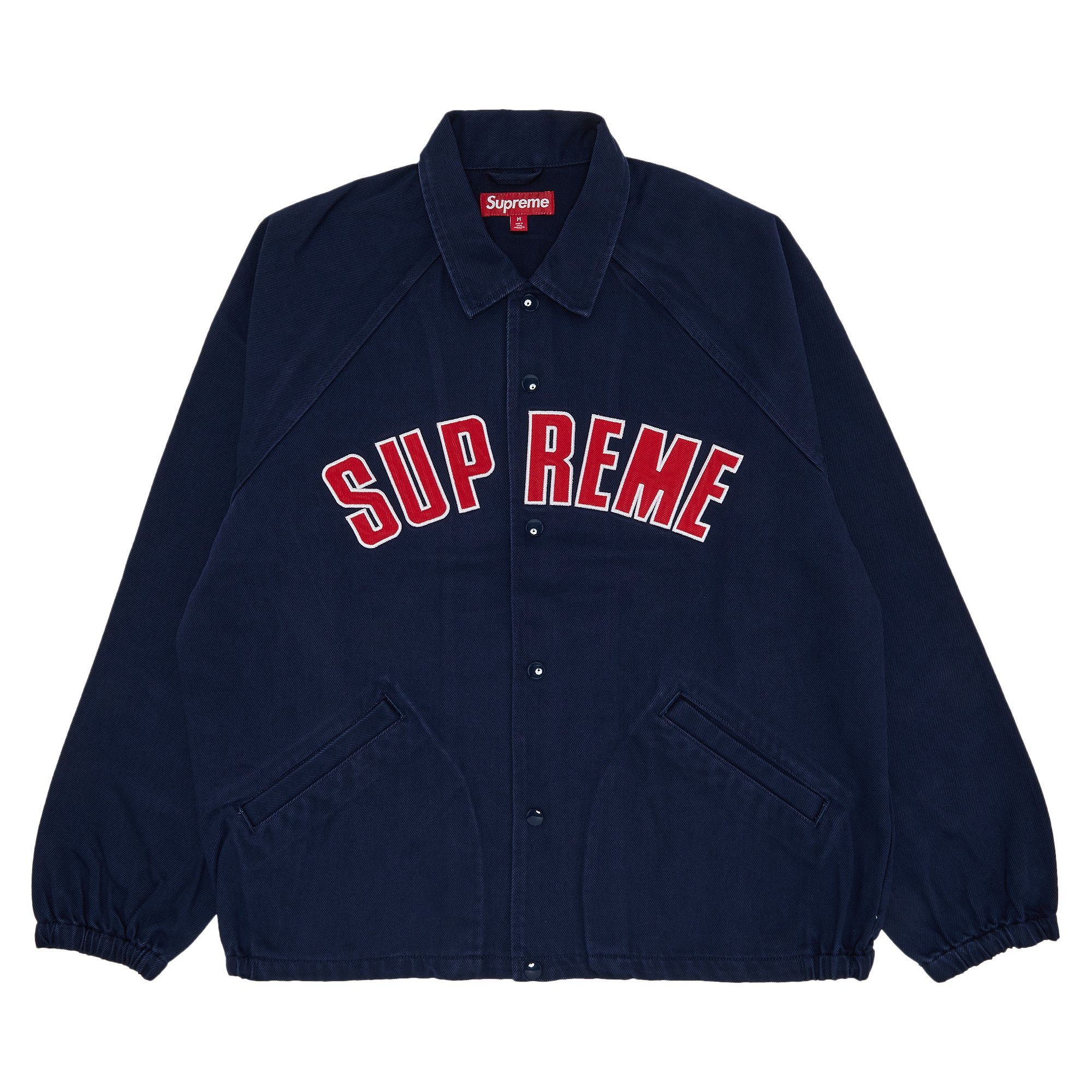 Supreme Arc Denim Coaches Jacket 'Navy' - 1