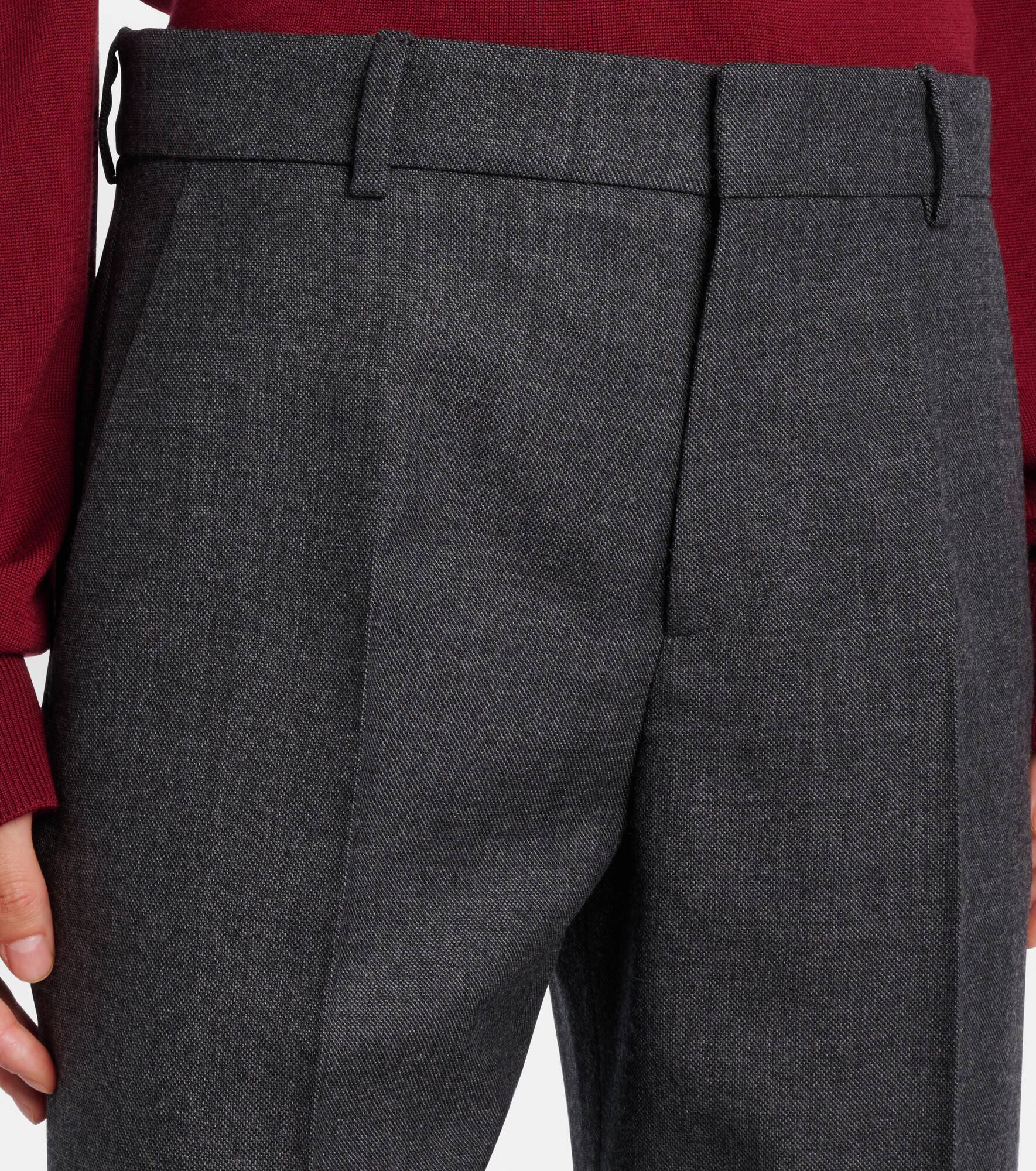 Wool straight pants - 4