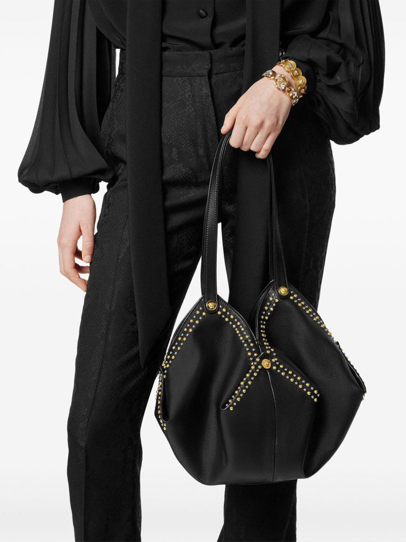 VERSACE Protea leather shoulder bag outlook