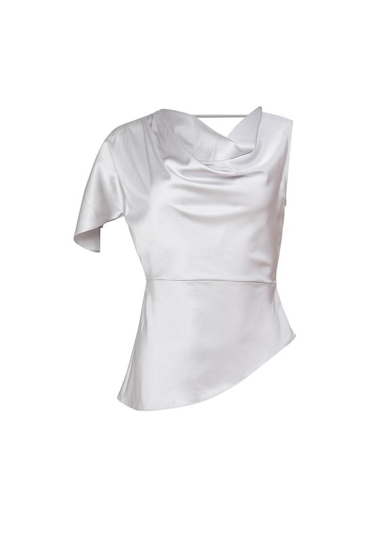 Asymmetrical Silk Top 3