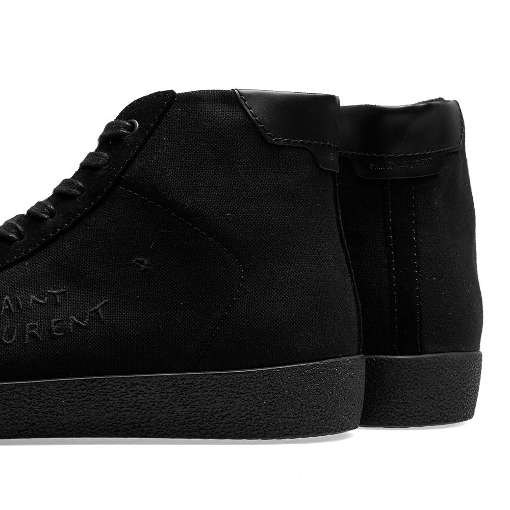 Saint Laurent SL-06 Mid Signature Canvas Sneaker - 5