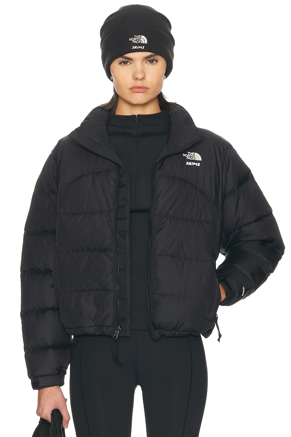 x SKIMS 2000 Retro Shrunken Nuptse Jacket - 1