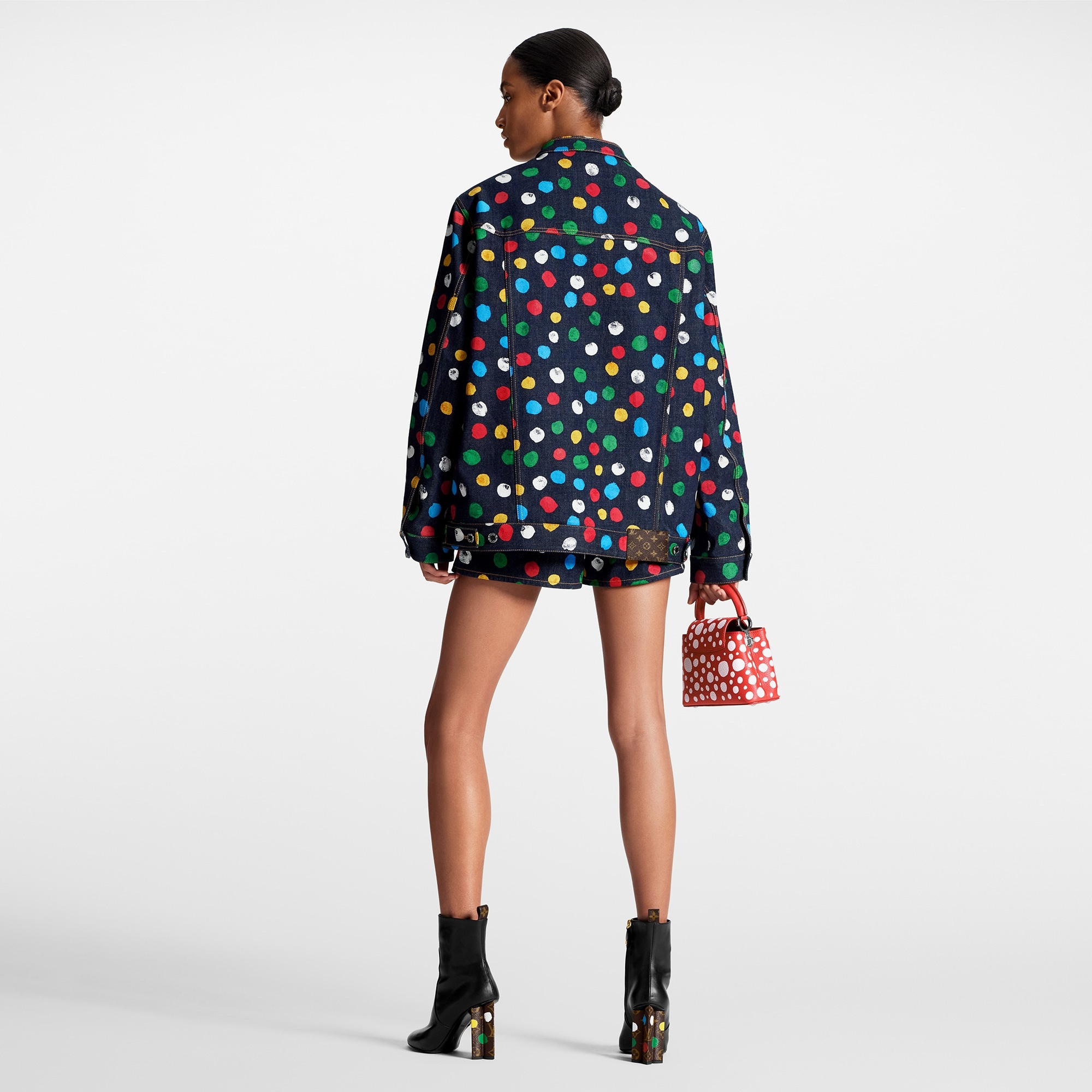 LV x YK Painted Dots Denim Jacket - 3