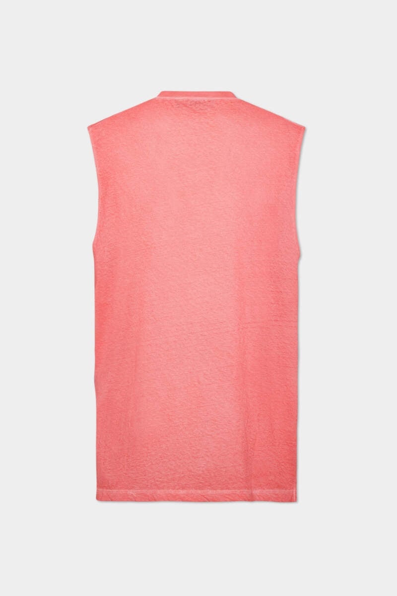 SUMMER LOVERS PRINTED SLEEVELESS T-SHIRT - 2