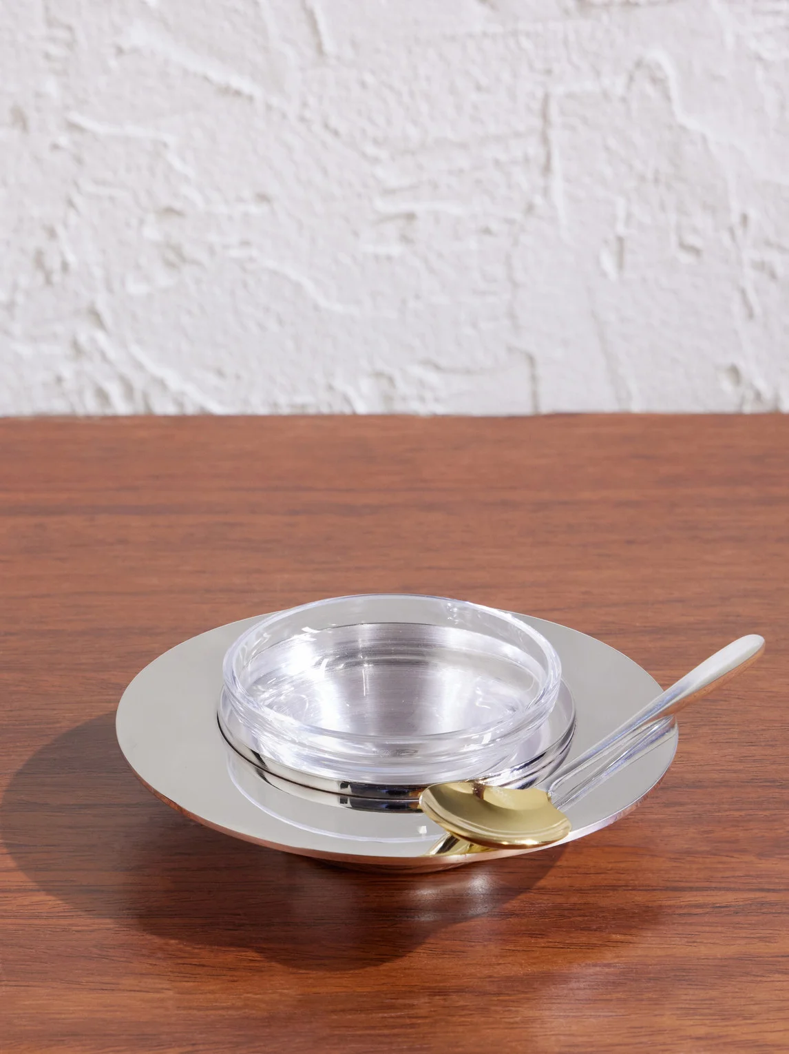 Silver-Plated Stainless Steel Caviar Set - 1