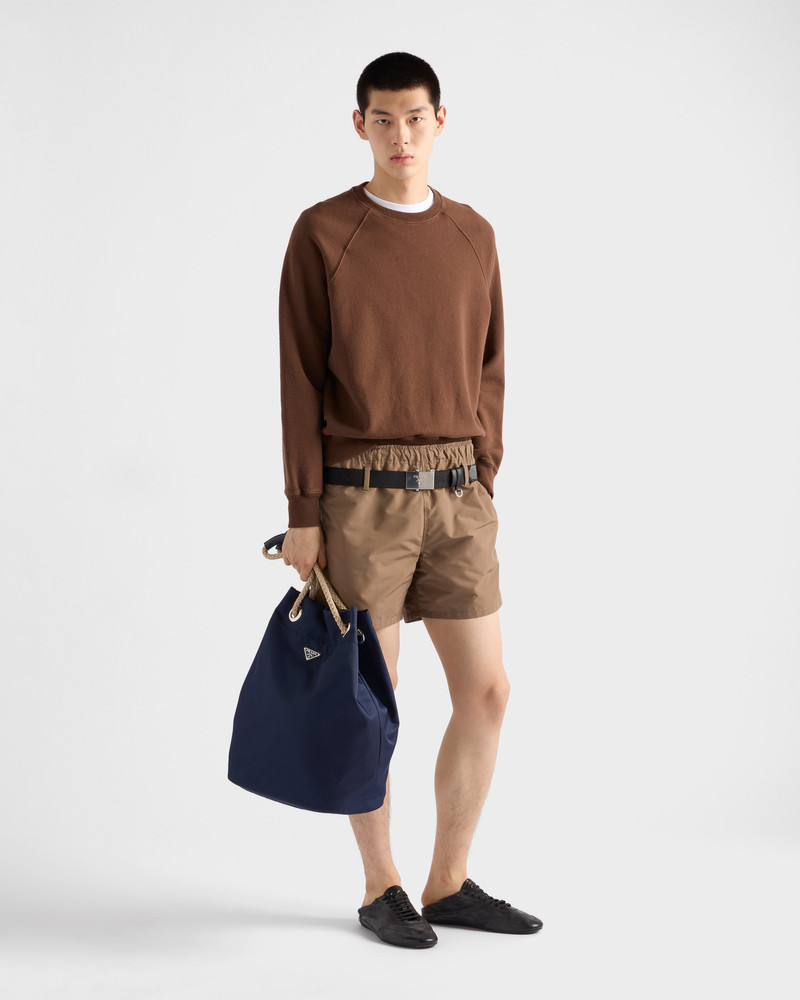 Prada Cotton fleece sweatshirt outlook