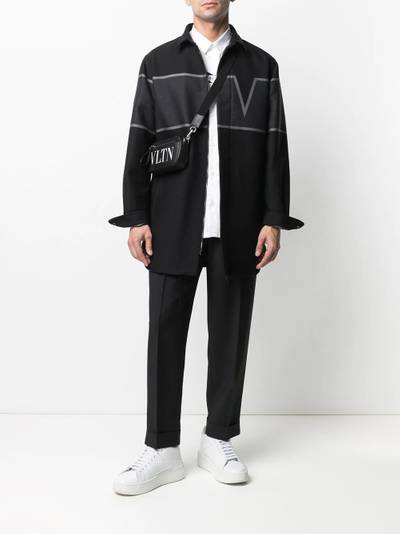 Valentino V-panel shirt jacket outlook