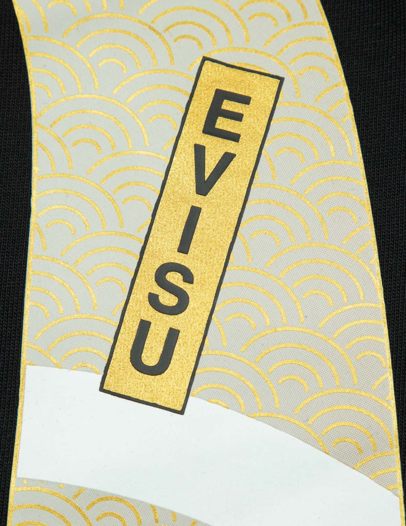 KAMON AND THE GREAT WAVE DAICOCK PRINT RELAX FIT SWEATPANTS 9