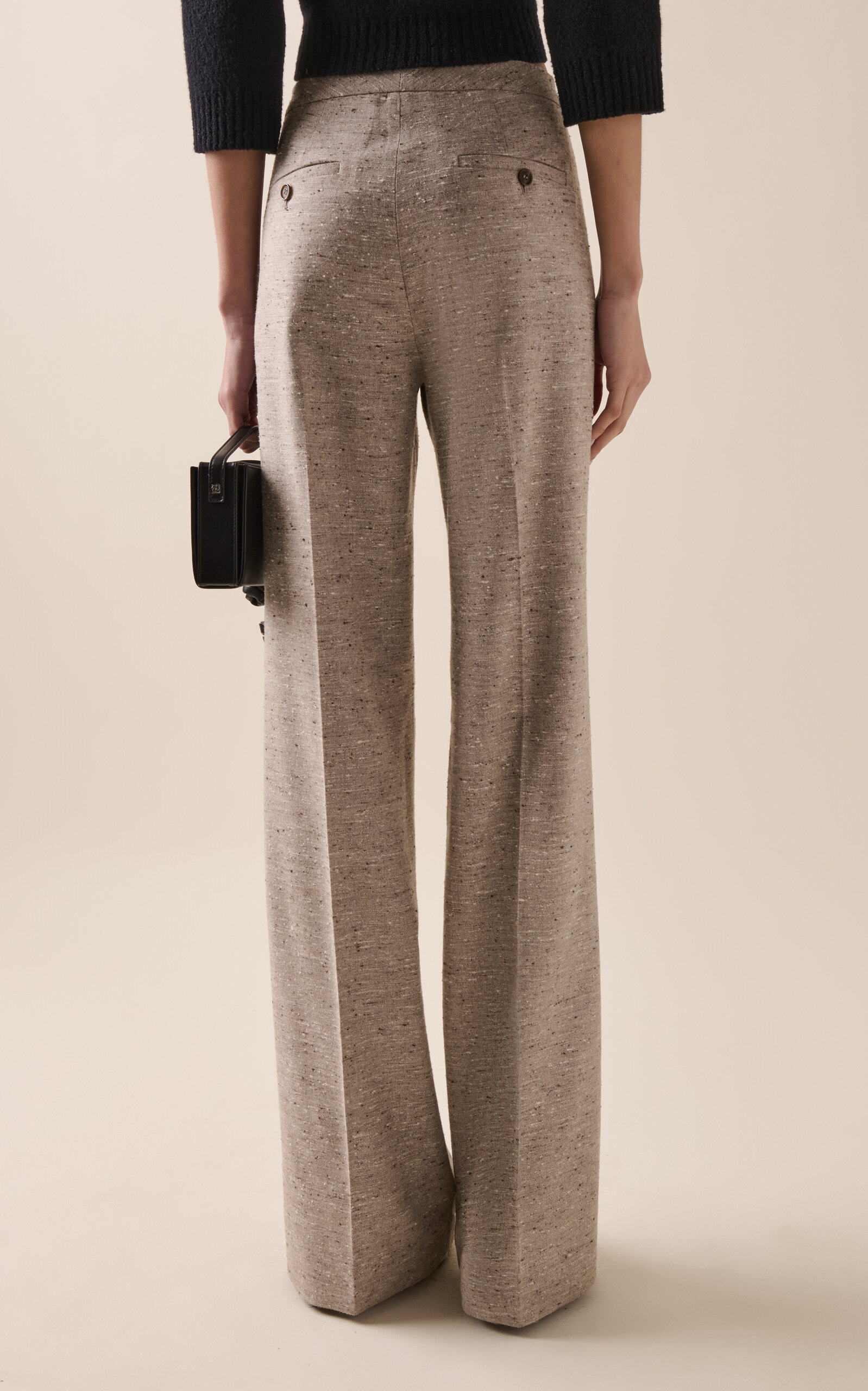 Silk Blend Trousers nude - 4