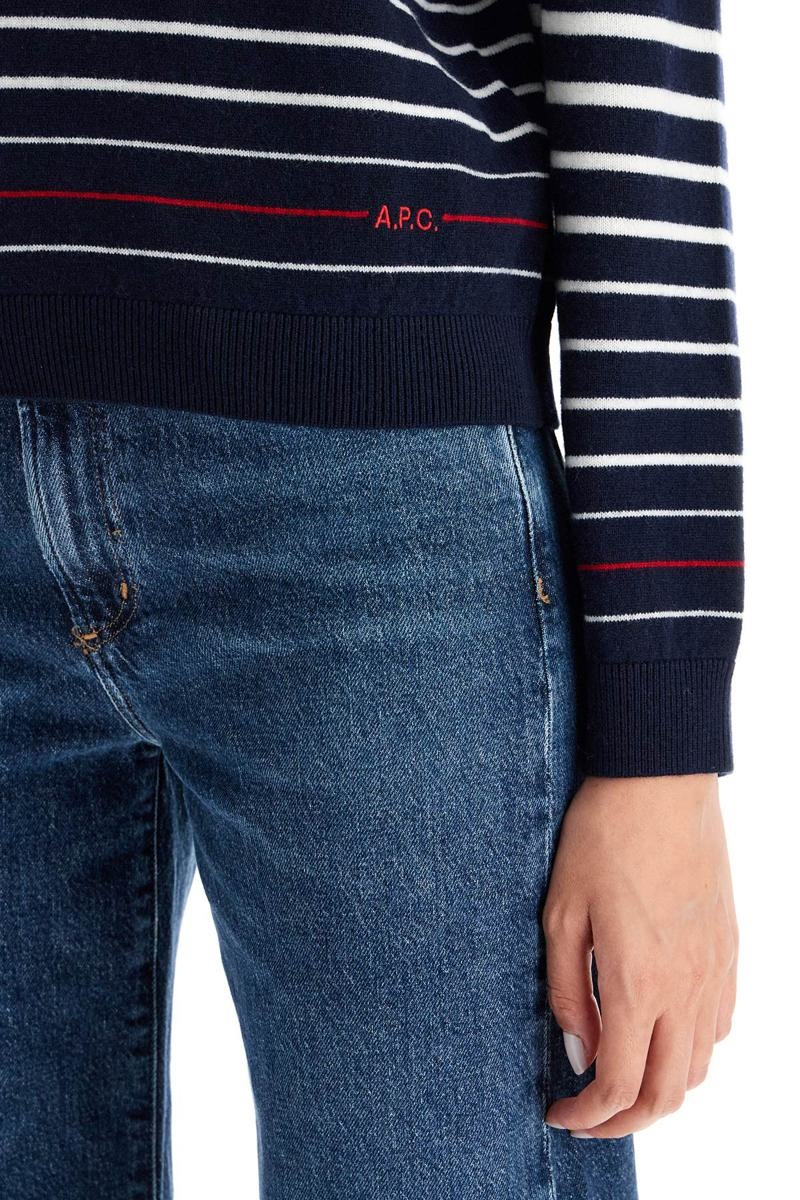 A.P.C. "STRIPED WOOL BILLIE PULLOVER - 4