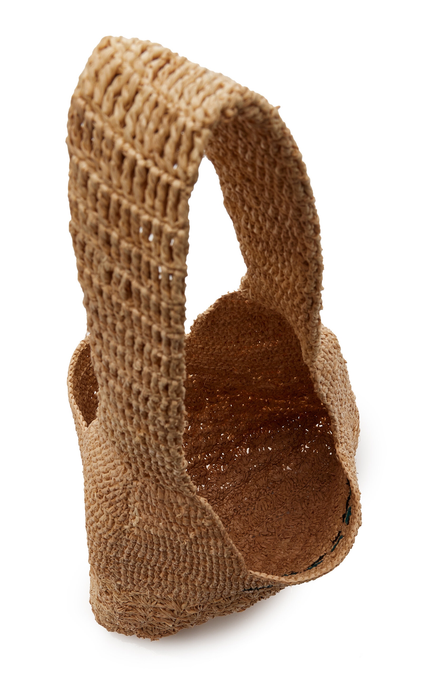 Praia Small Woven Raffia Tote Bag neutral - 5