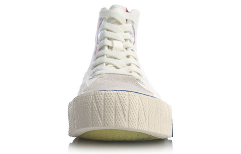 Li-Ning (WMNS) Li-Ning Superwave Canvas Hi 'White Grey' AGCQ202-2 outlook