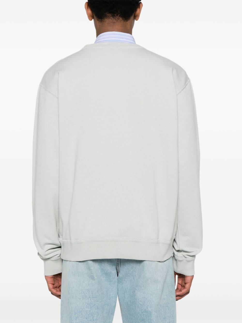 Mike flocked-logo sweatshirt - 4