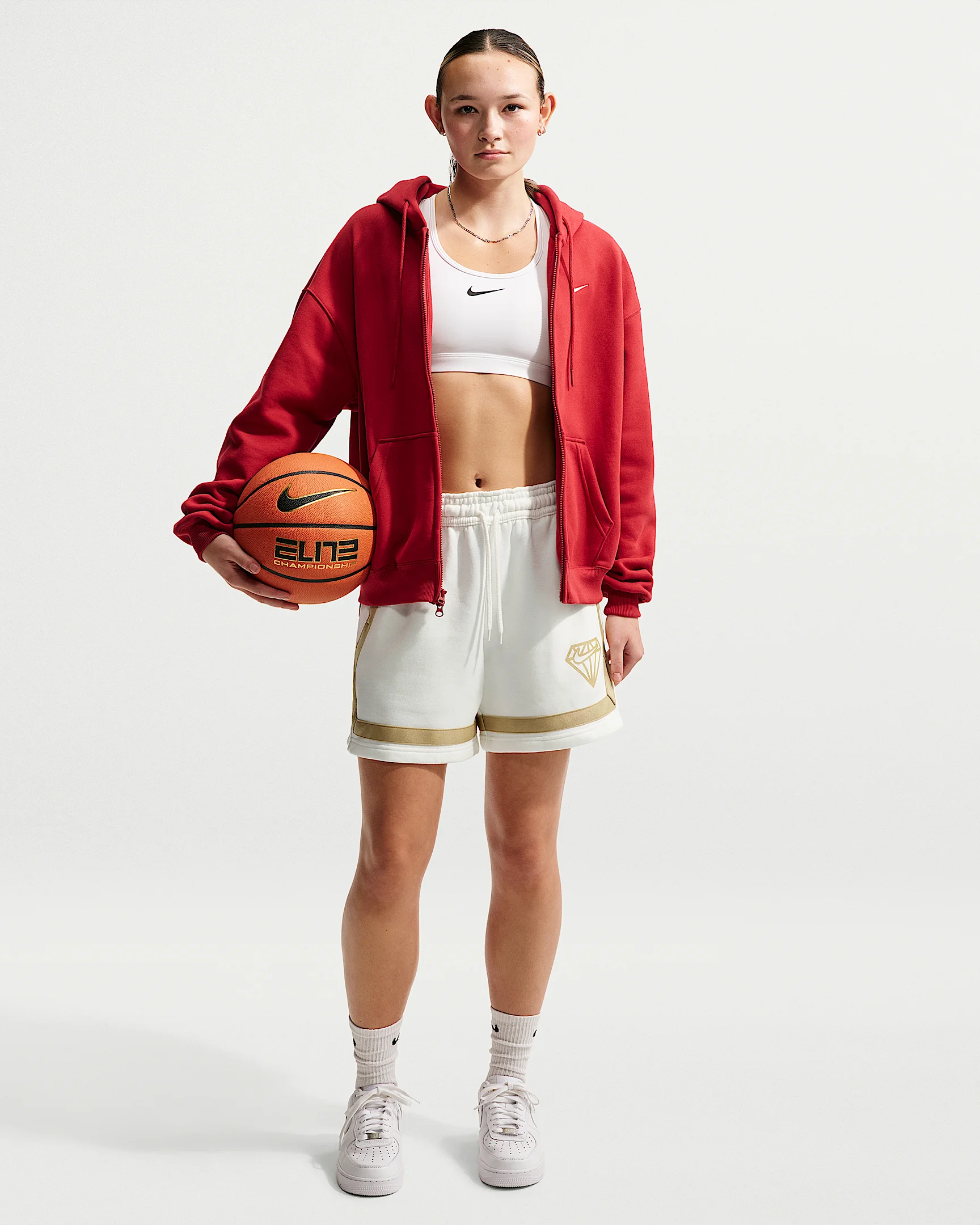 Nike Crossover Women's 5" Fleece Basketball Shorts - 1