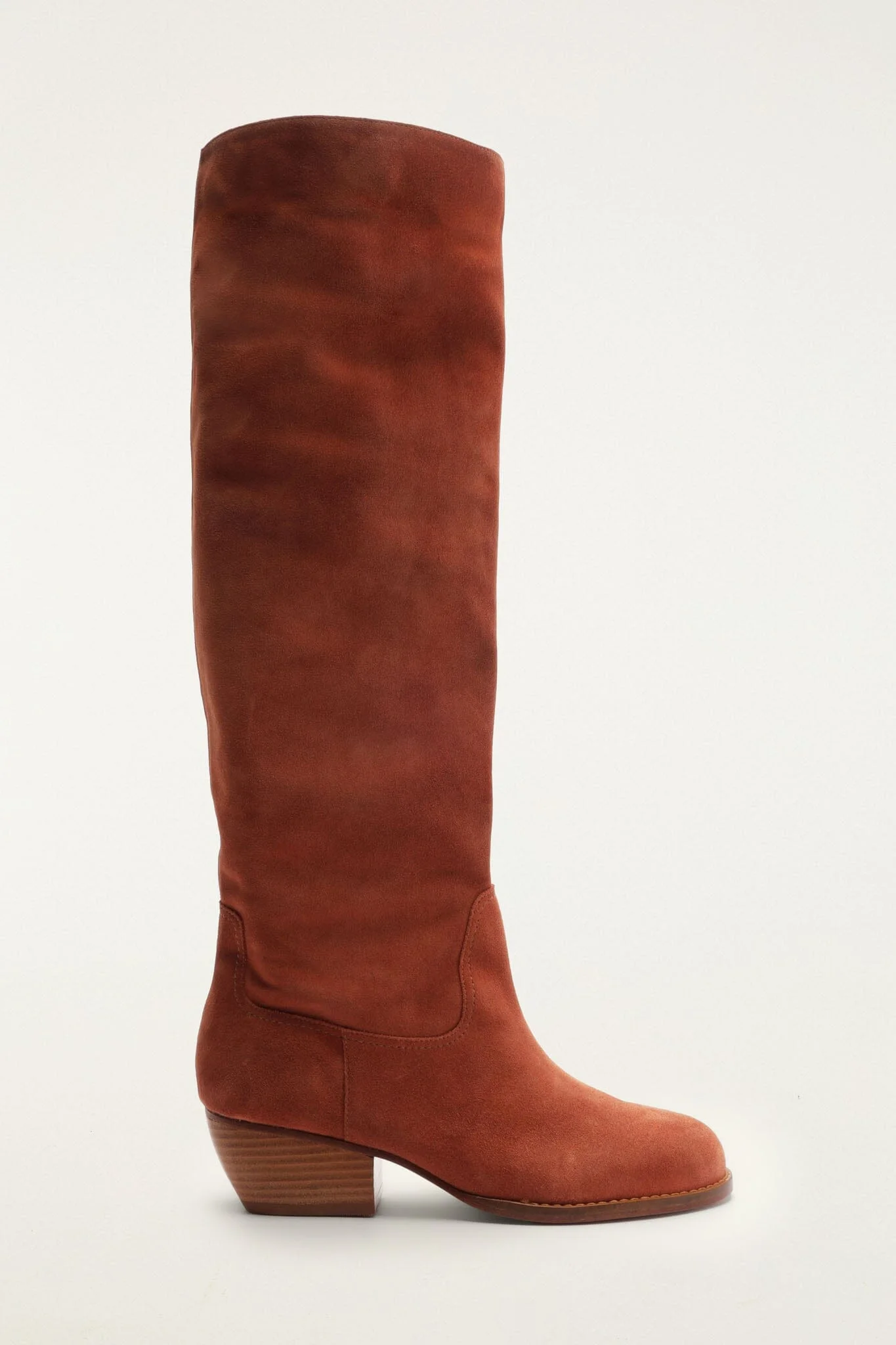 Suede Riding Boot - 1
