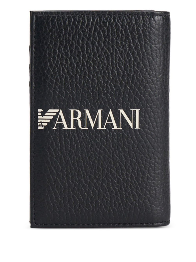 EMPORIO ARMANI logo wallet outlook