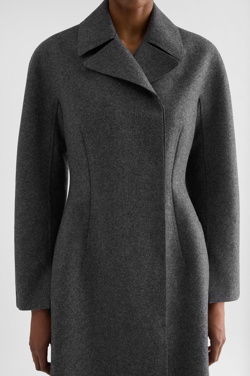 Melange Wool Coat 4
