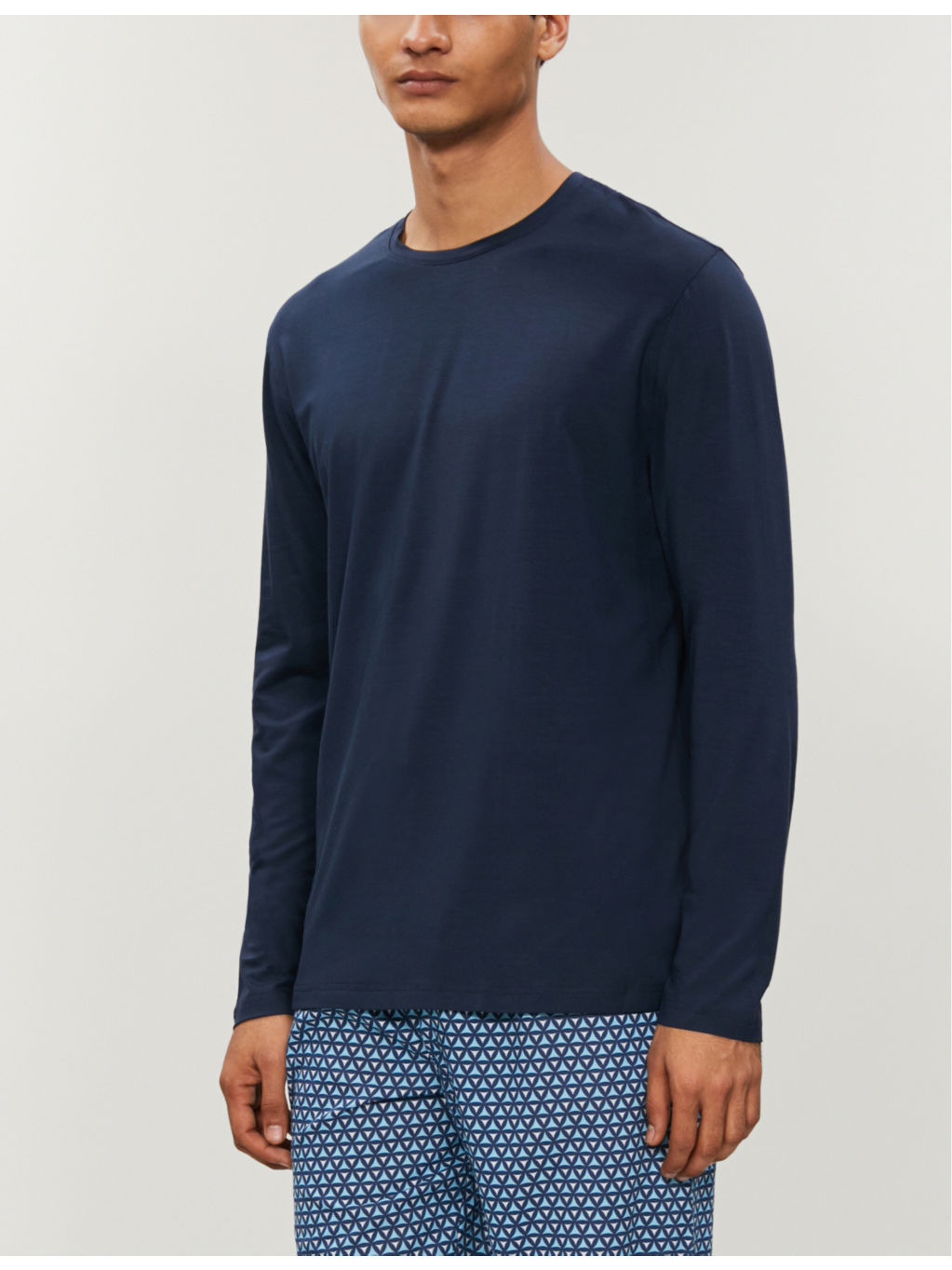Basel long-sleeved stretch-cotton top - 2
