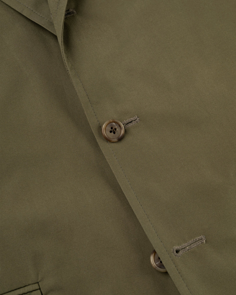 MADE-IN-CANADA SOLID OLIVE COTTON POPLIN SUIT 3