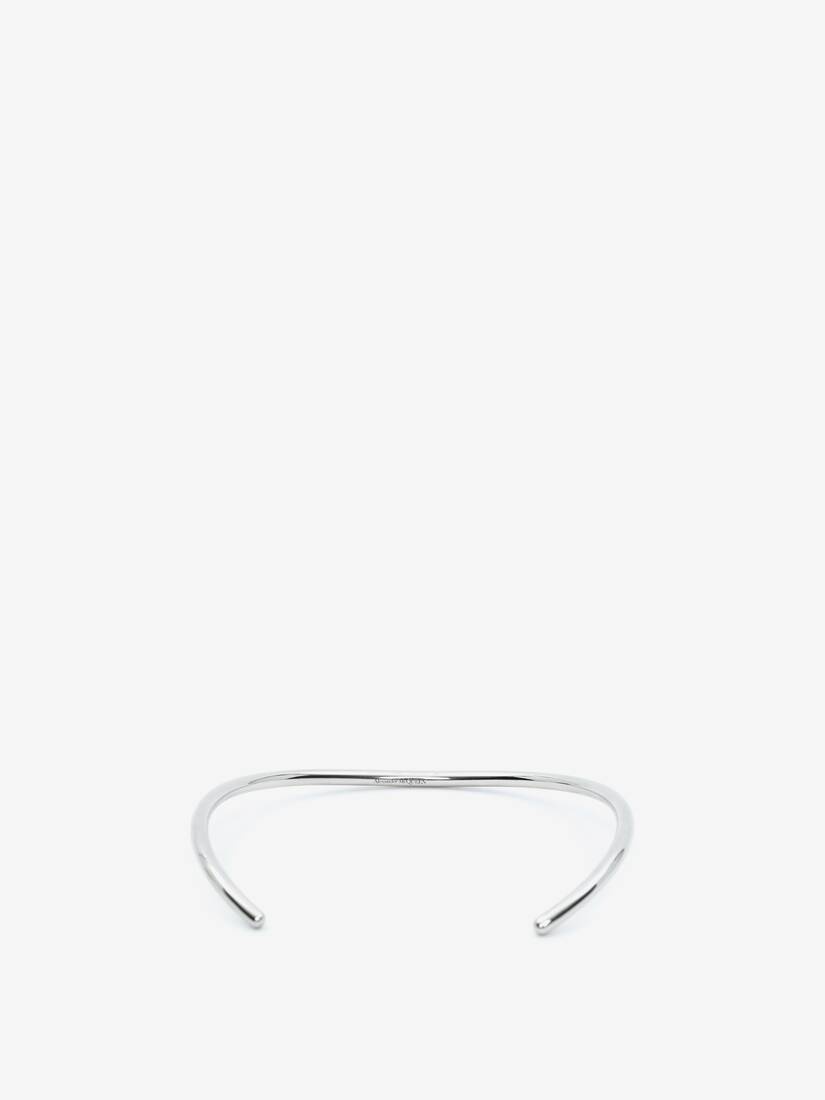 Thin Tubular Chocker in Antique Silver - 3