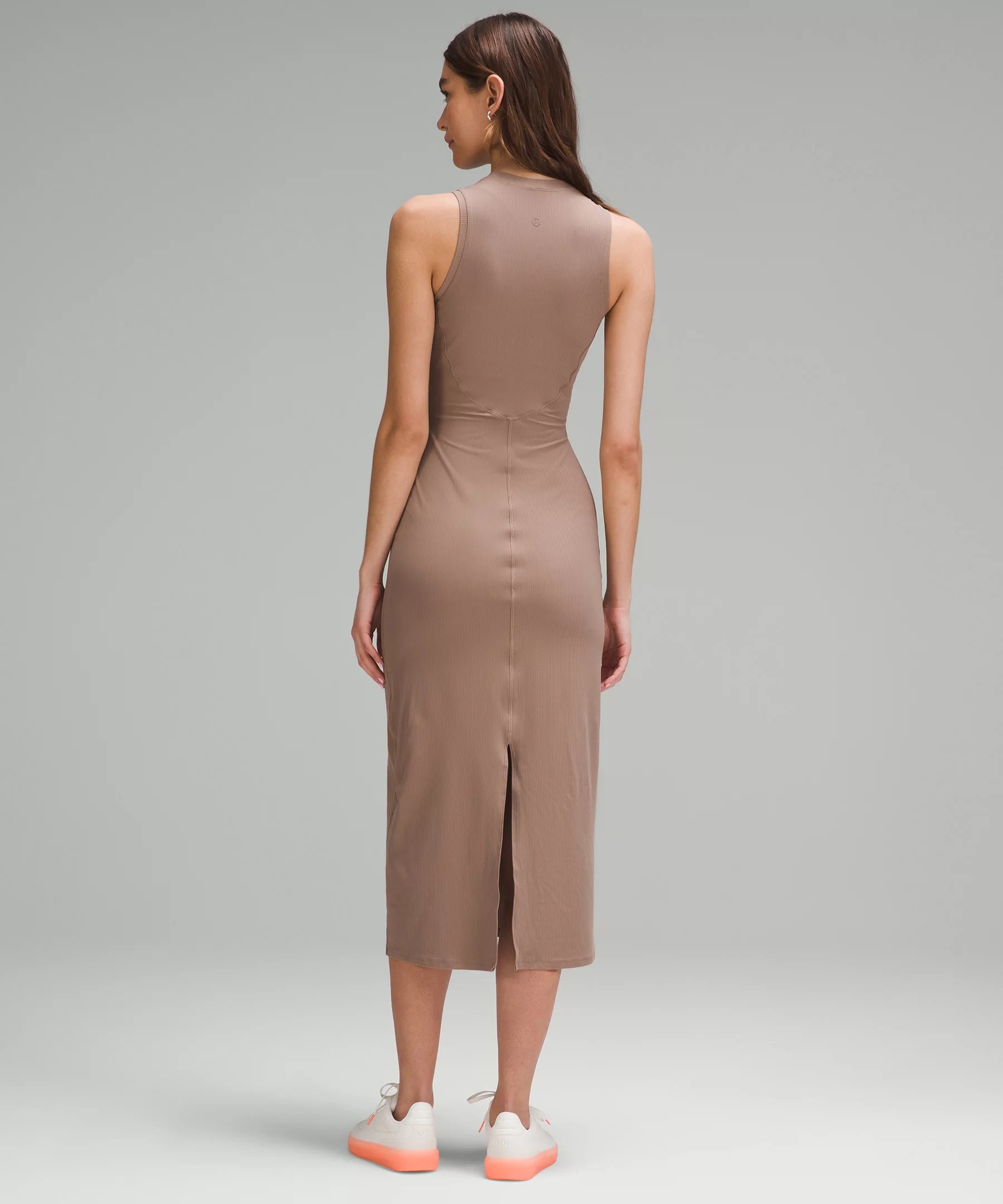 All Aligned Ribbed Midi Dress - 2