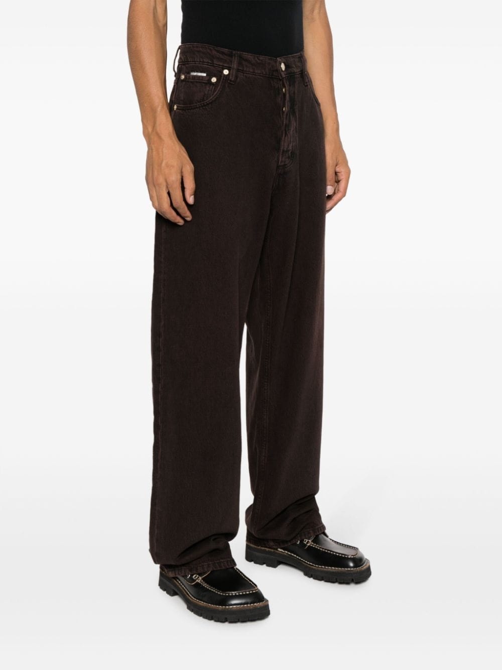 Benz high-rise straight-leg jeans - 2