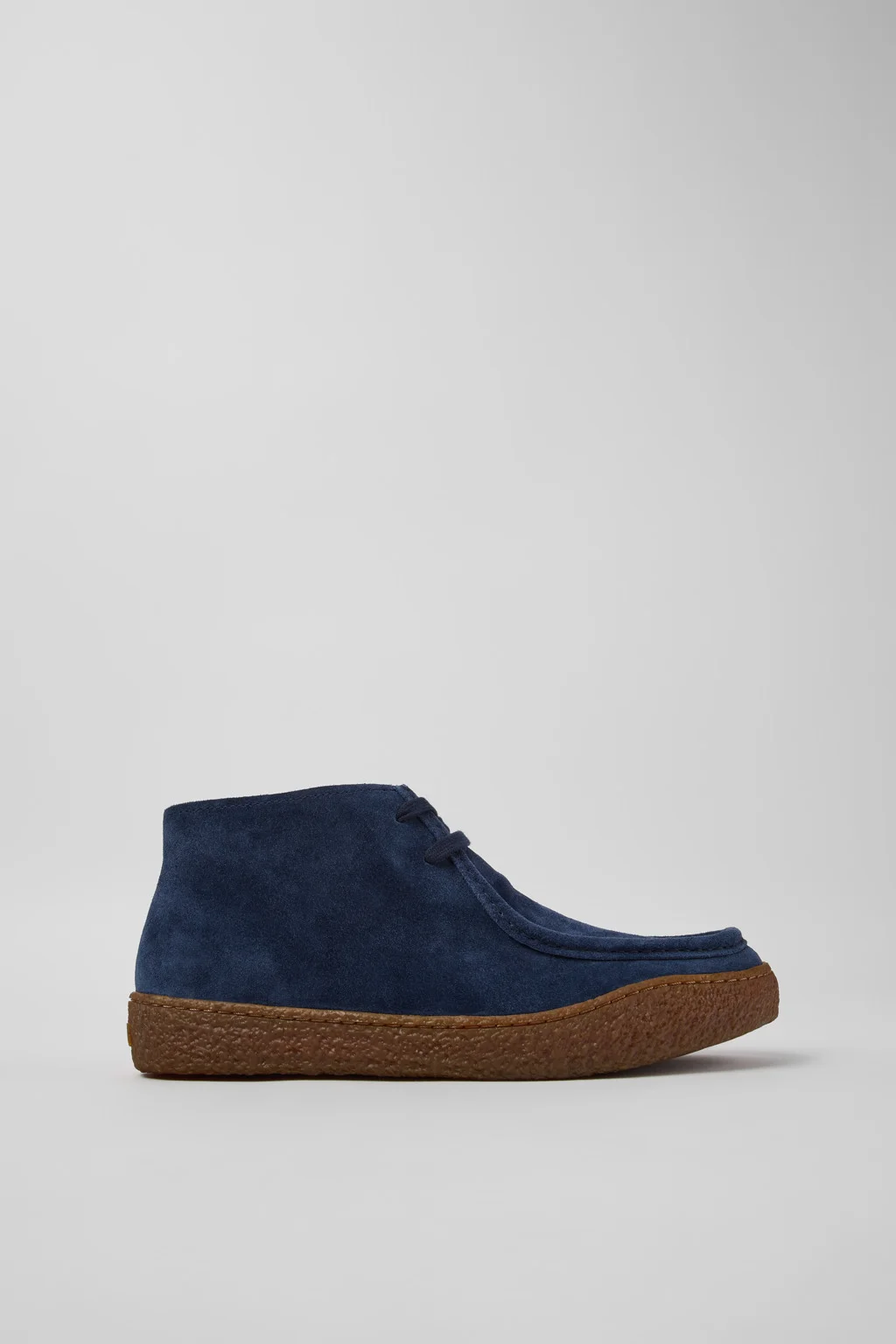 Peu Terreno Blue Suede Ankle Boots for Men. - 1