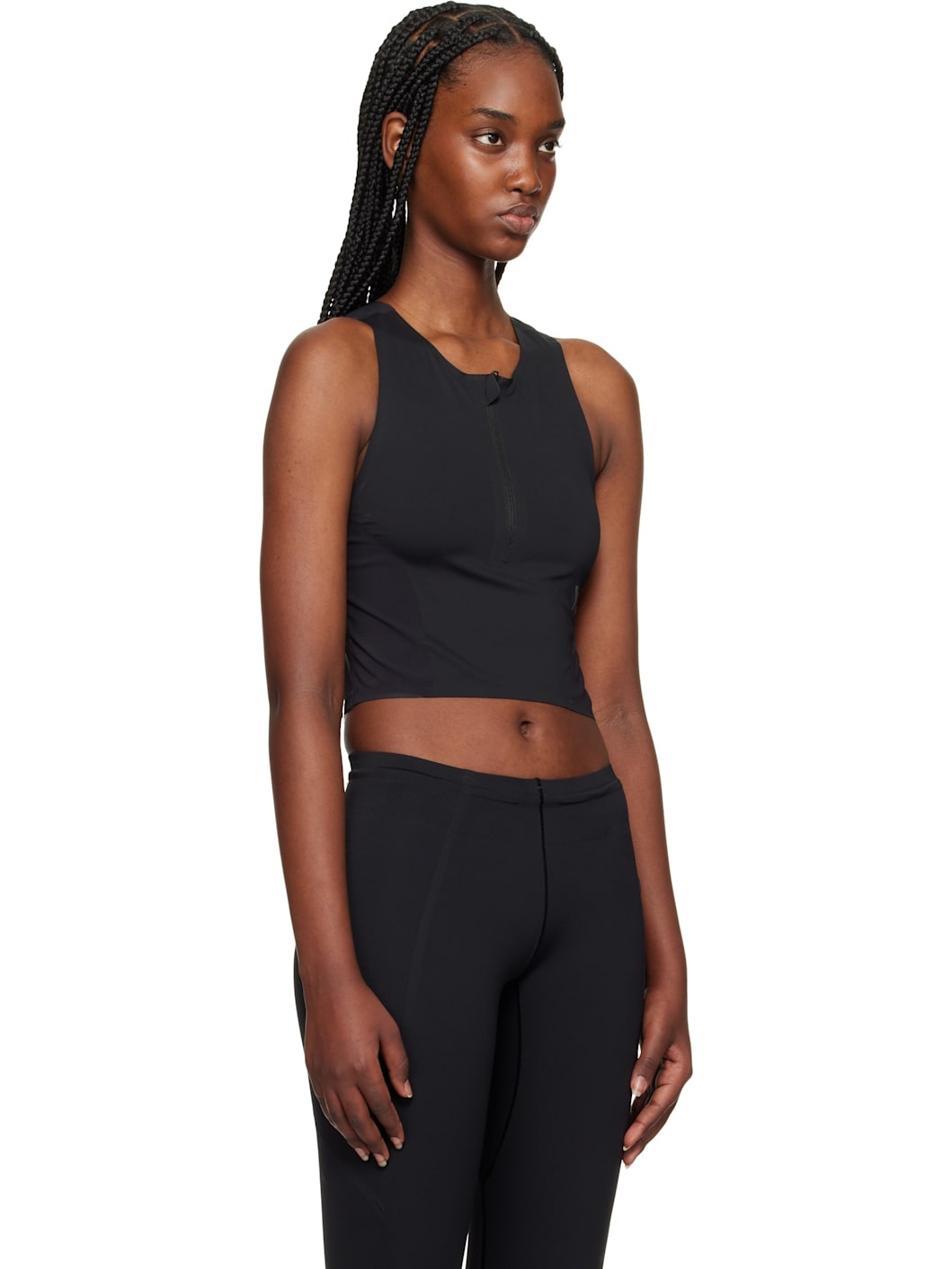 Black Run Sport Top - 2