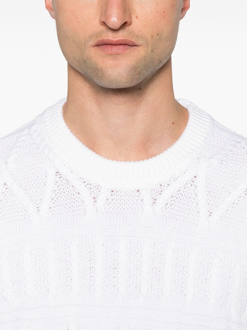 cable-knit sweater - 5