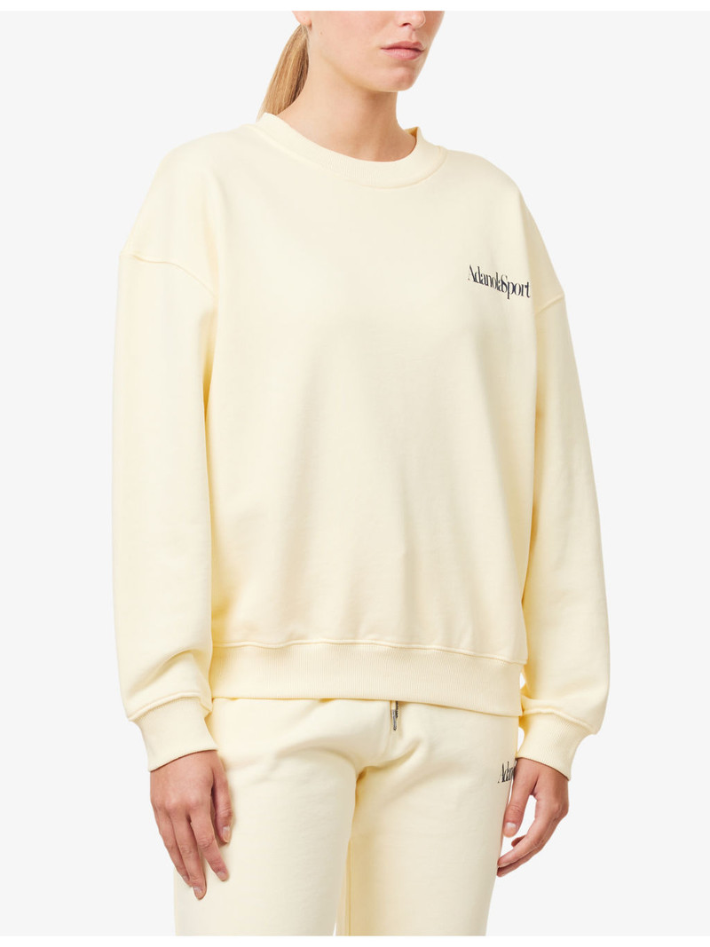 Retro Sport Oversized Cotton-Jersey Sweatshirt 3