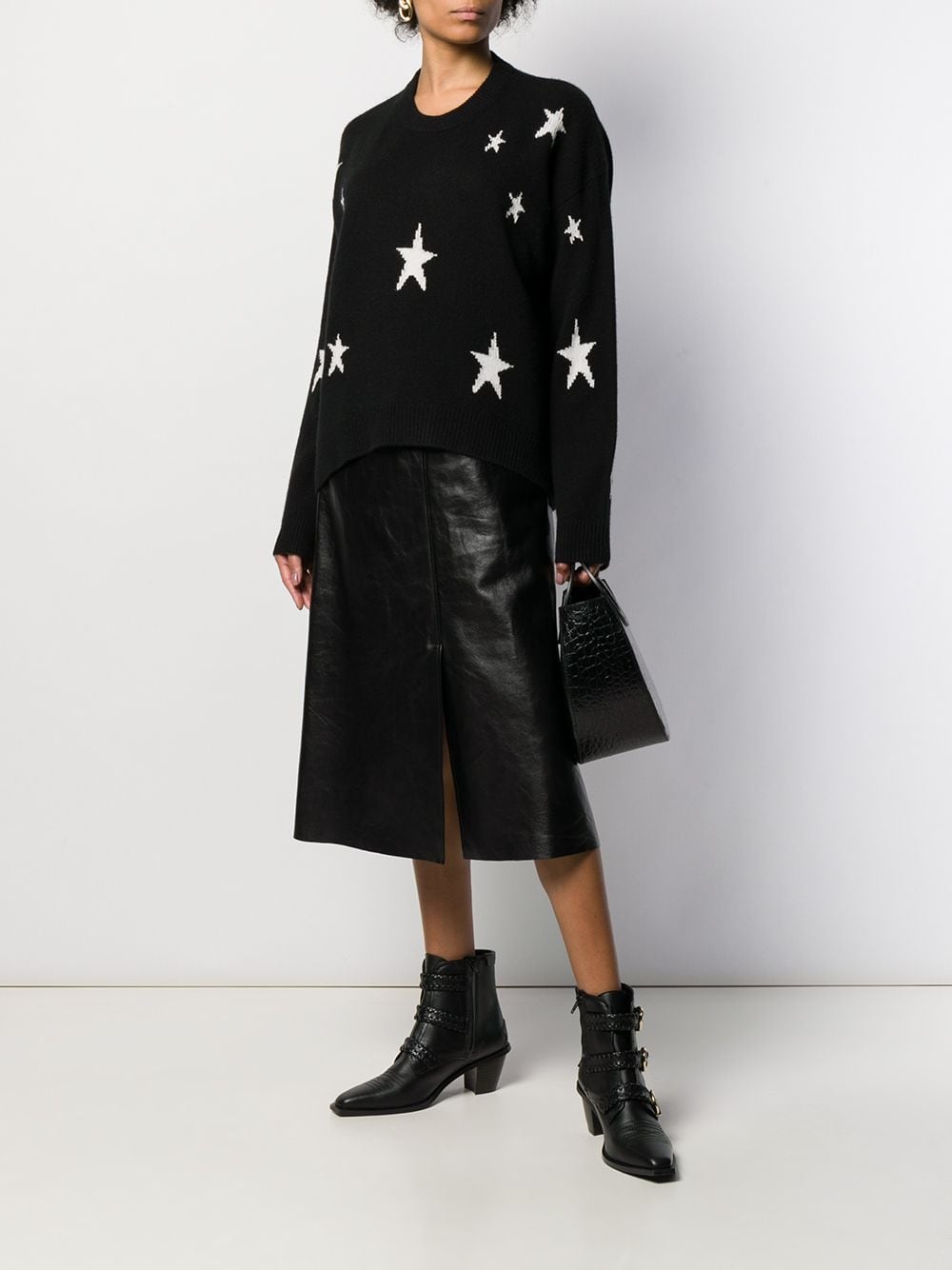 star print sweater - 2