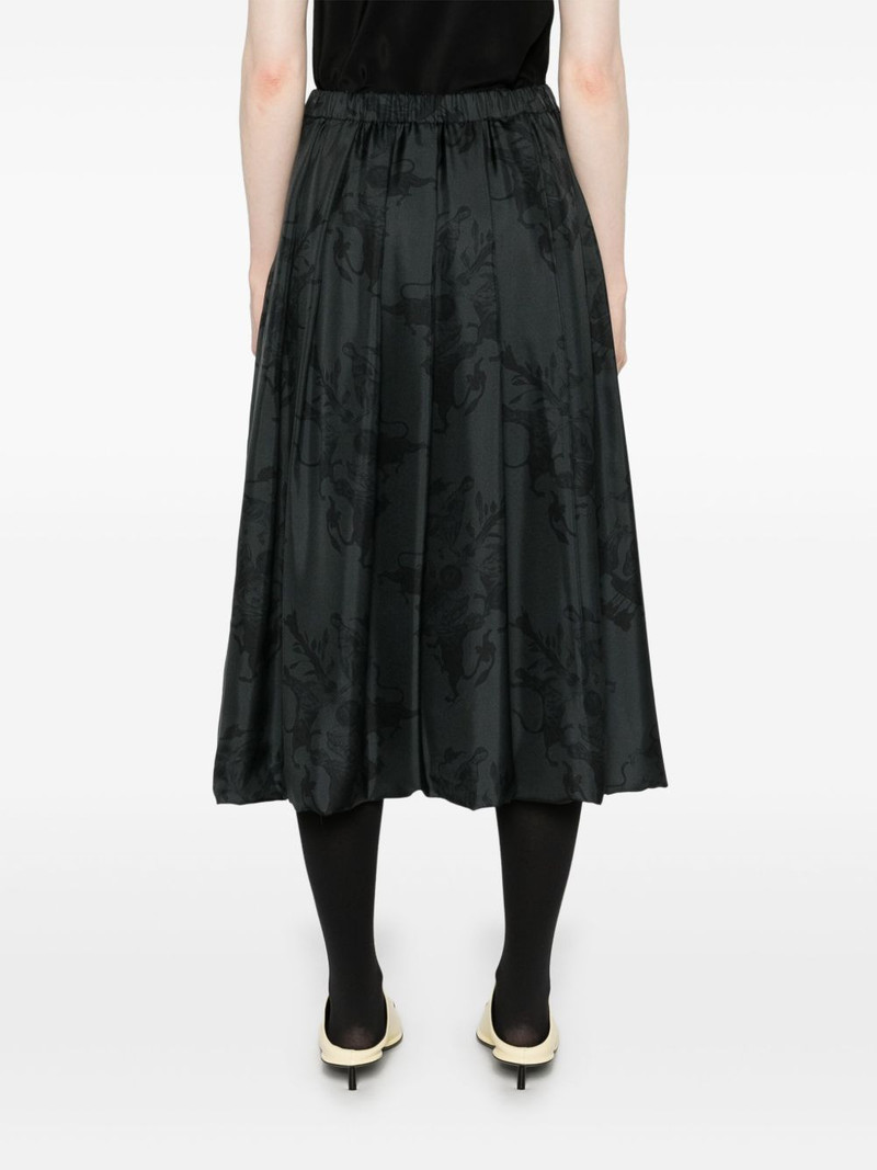 graphic-print midi skirt 4