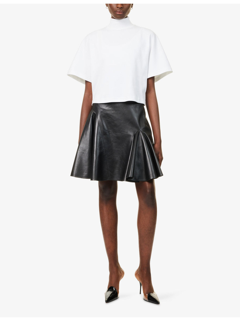 Alaïa High Neck Cotton Top outlook