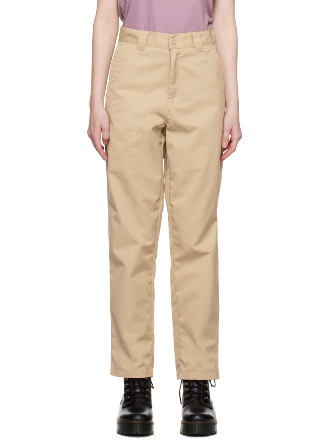 Beige W' Master Trousers - 1