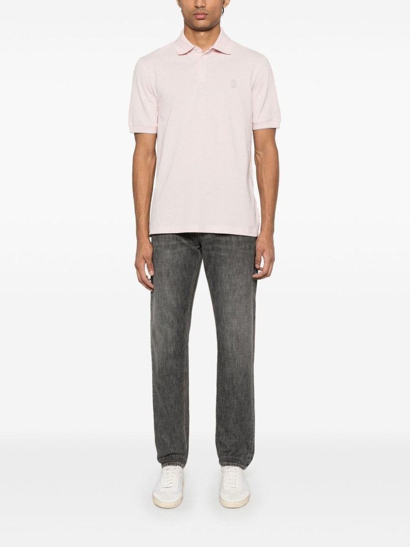 Brunello Cucinelli cotton polo shirt outlook