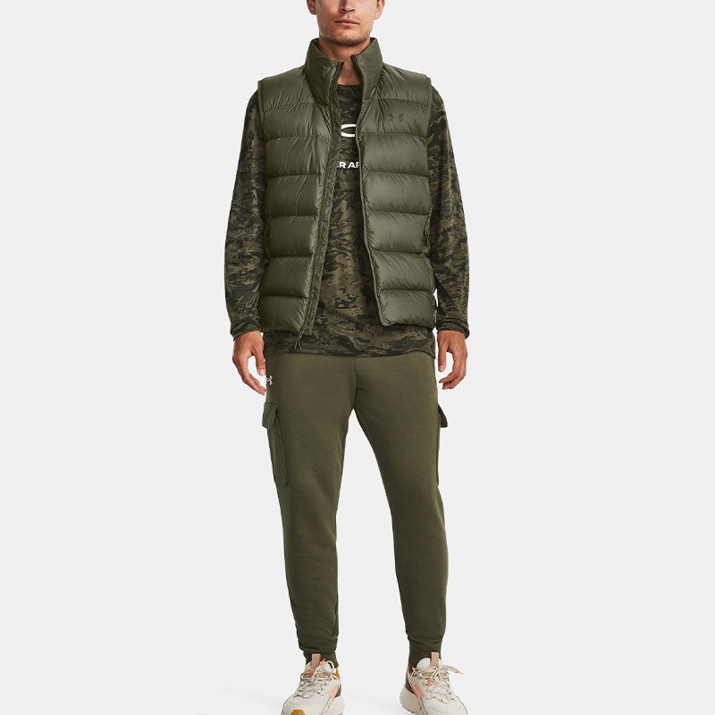 Under Armour Rival Fleece Cargo Joggers 'Olive Green' 1382134-390 - 3