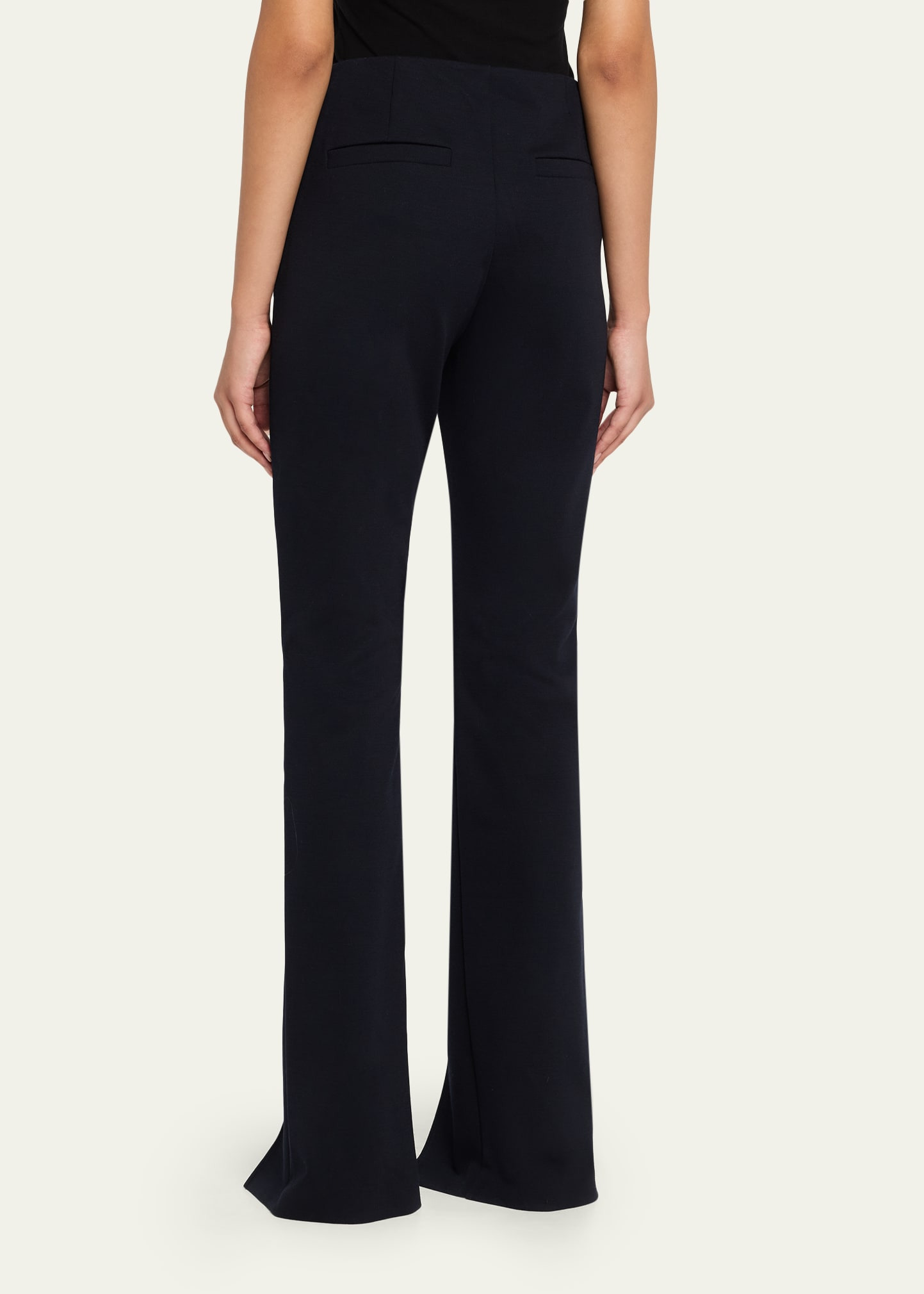 Nebbia Slit-Hem Straight-Leg Wool Pants - 3