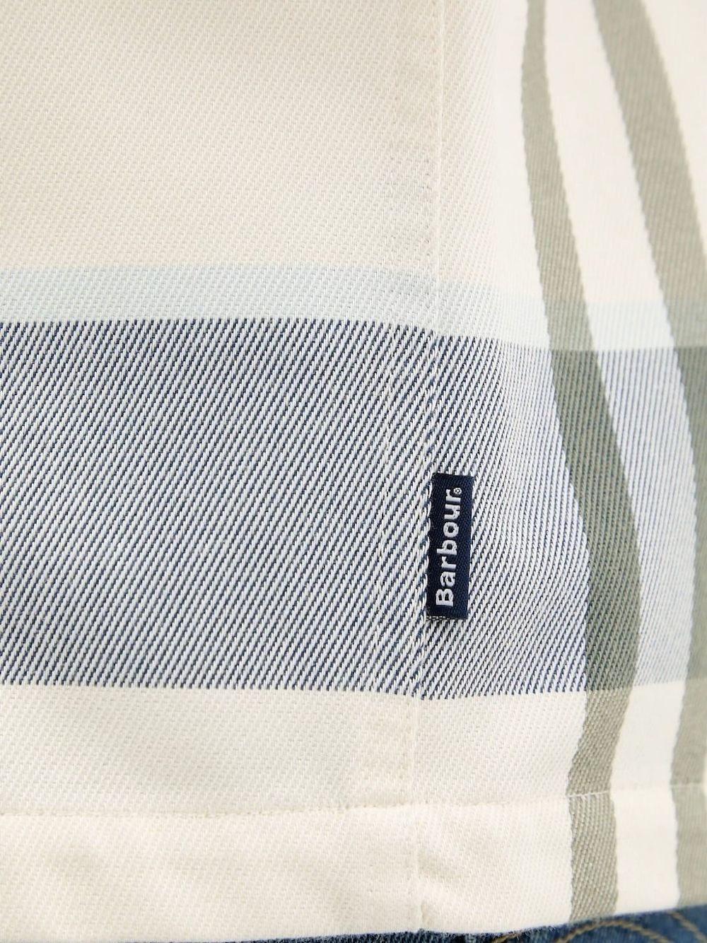checked zip-front shirt - 5