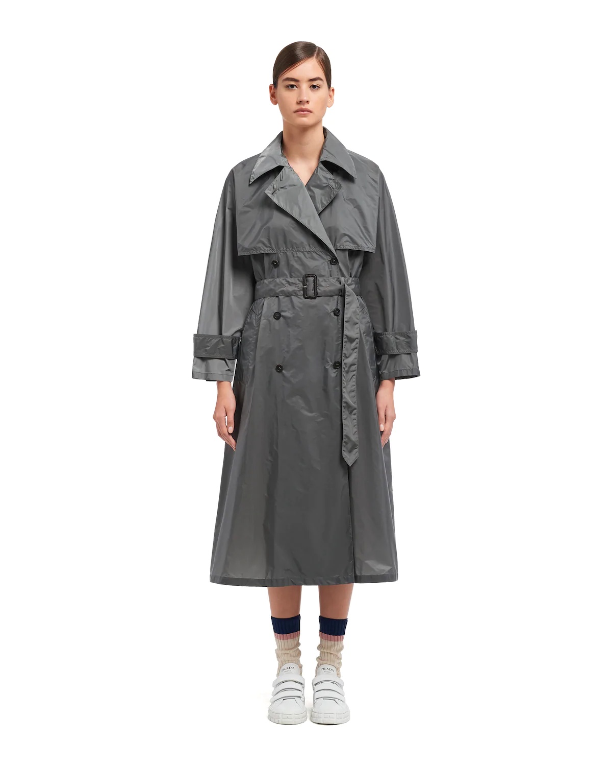 Lightweight Nylon trench coat - 2