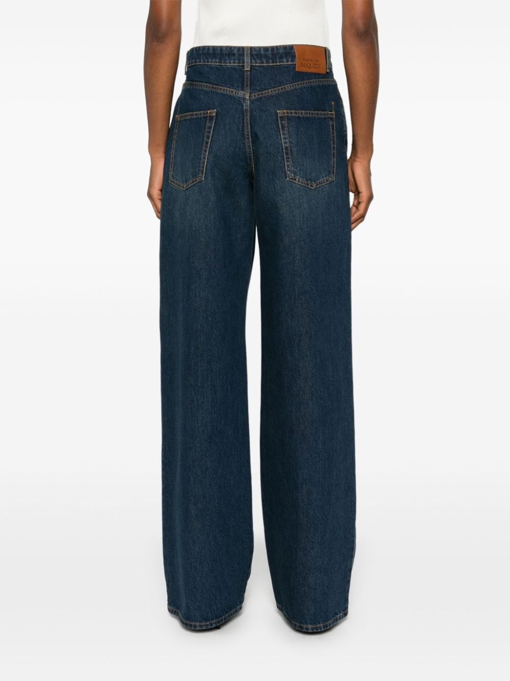 wide-leg jeans - 4