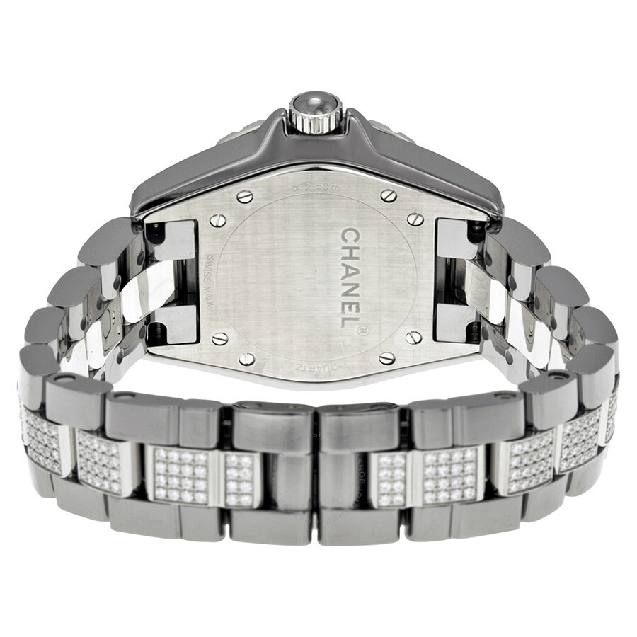 Chanel J12 Chromatic Automatic Grey Dial Titanium and Ceramic Ladies Watch H3105 - 3