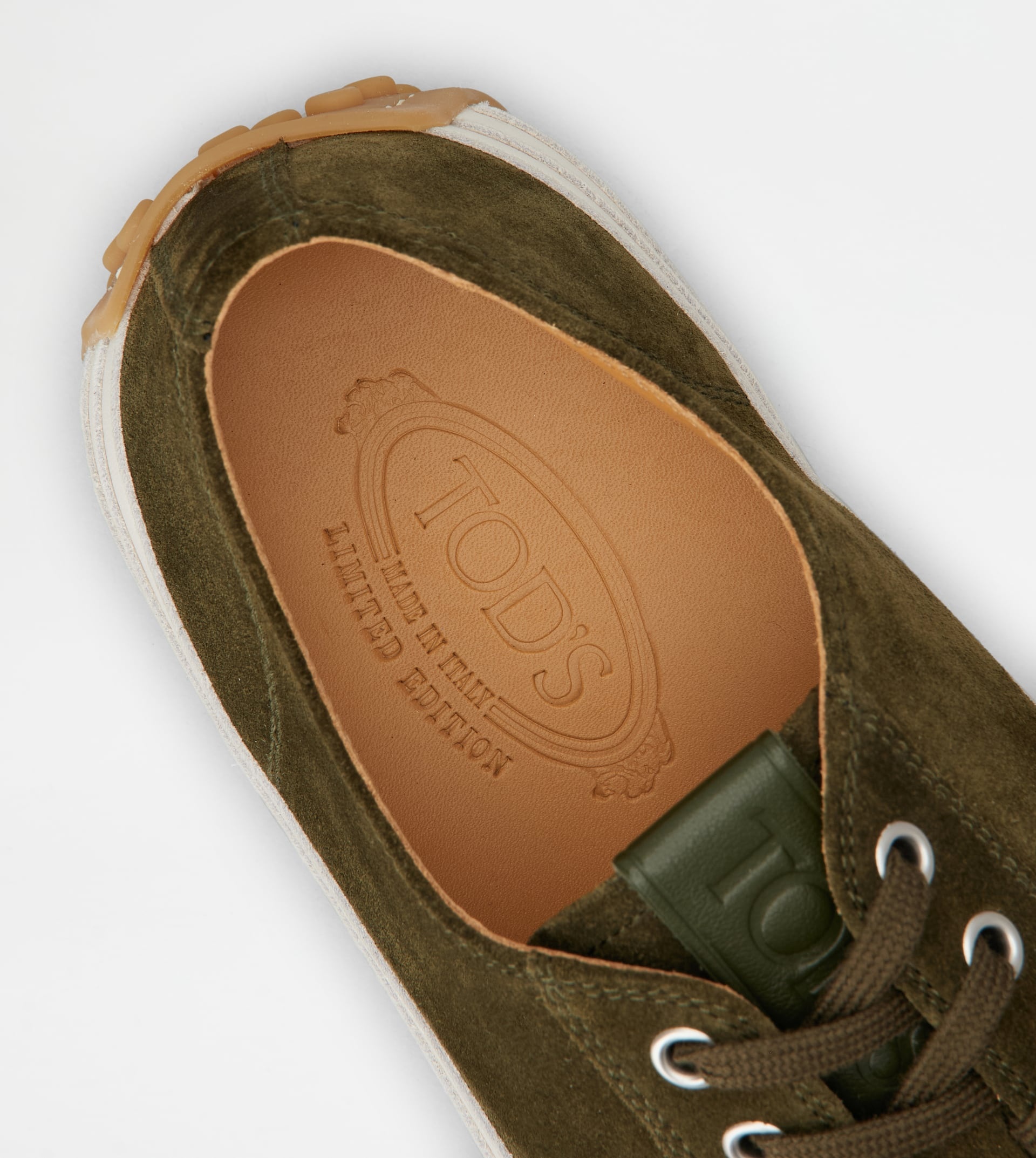 SNEAKERS IN SUEDE - GREEN - 6