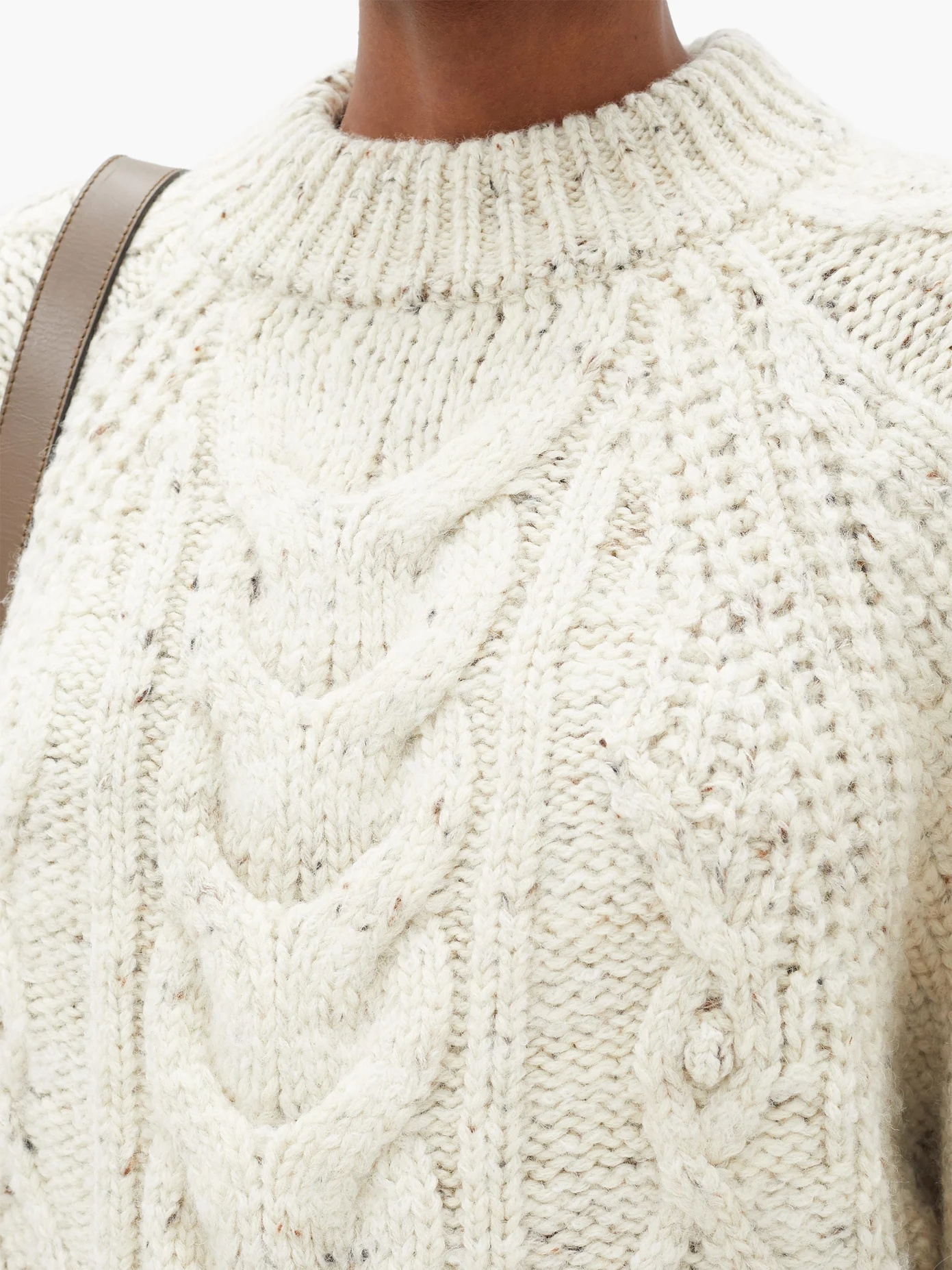 Flover cable-knit wool-blend sweater - 3