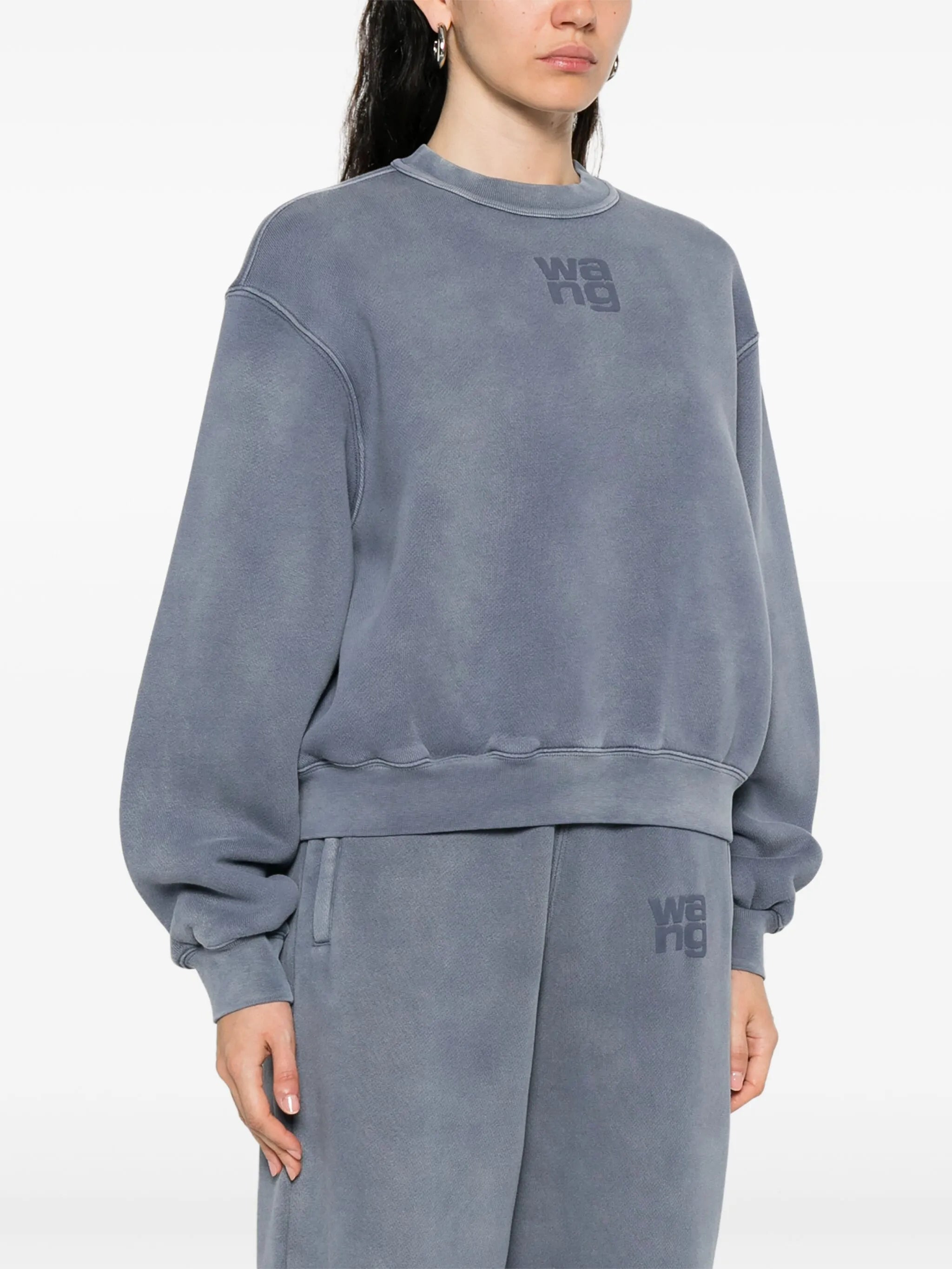 Alexander Wang Logo-embossed Sweatshirt - 3