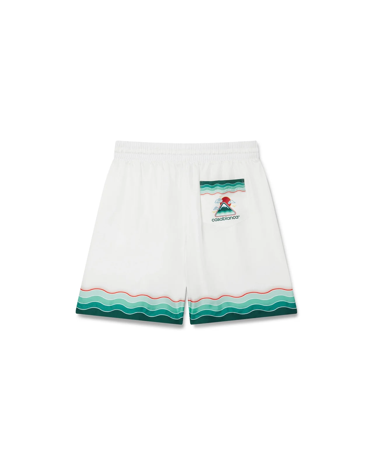 Montagne Ondulee Silk Shorts | Casablanca Paris - 1