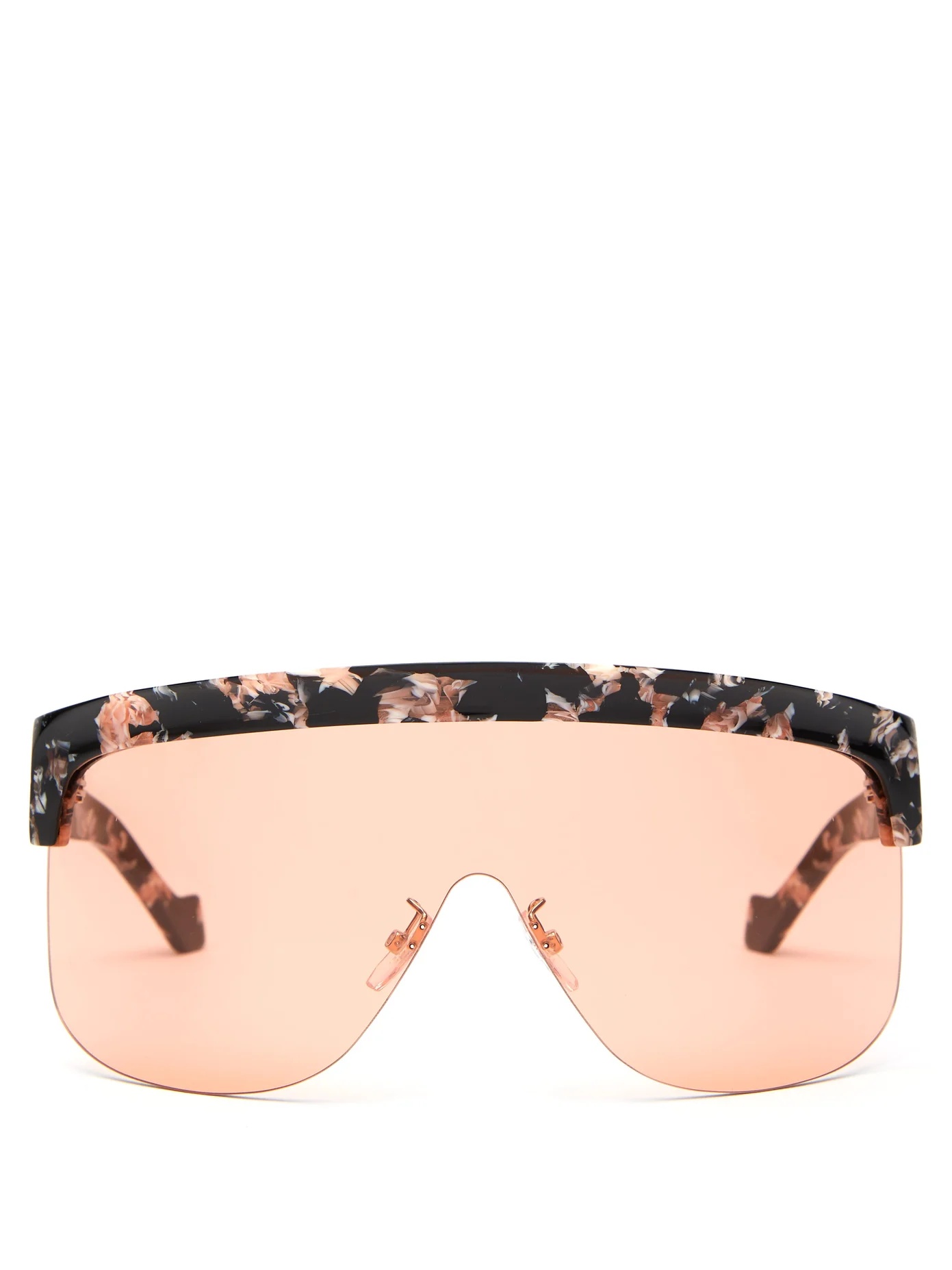 Show oversized acetate sunglasses - 1