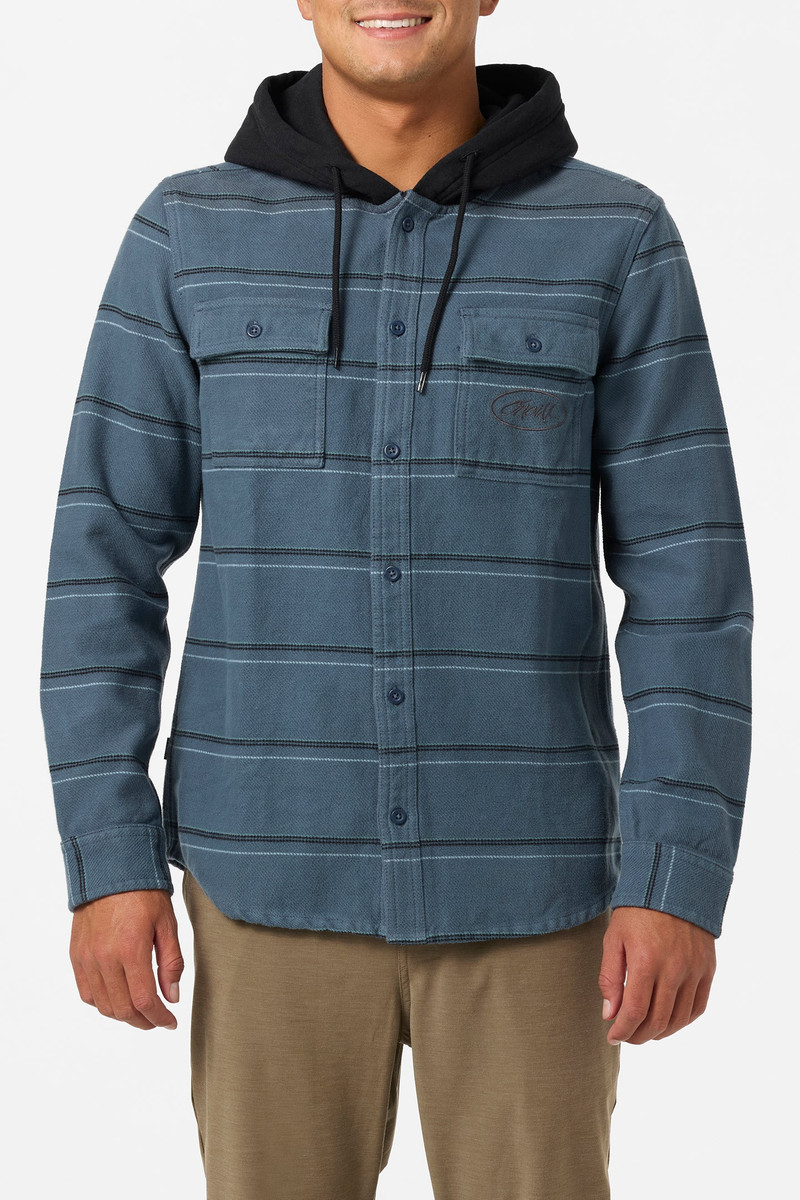 Archer Hooded Flannel Standard Fit Long Sleeve Shirt 3