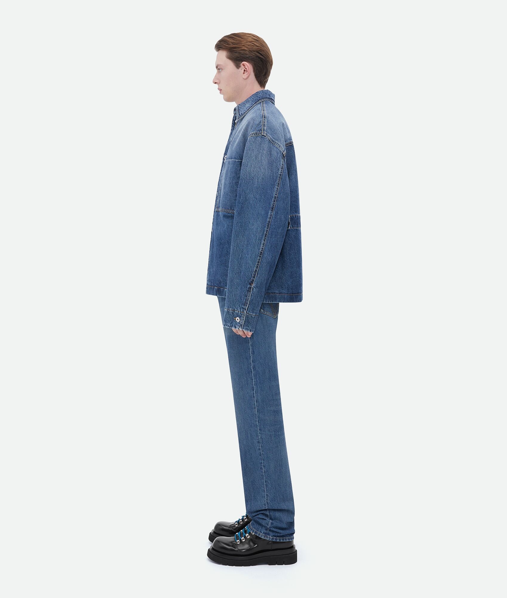 padded denim jacket - 2