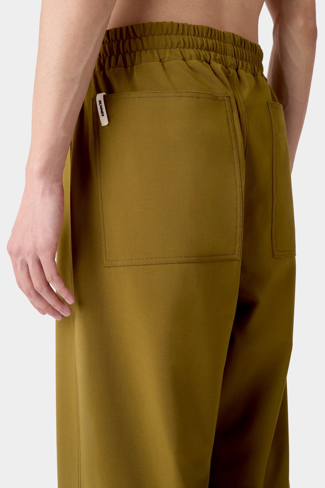 ELASTIC PANTS / olive green - 6